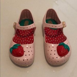 Mini Melissa Strawberry Mary Janes